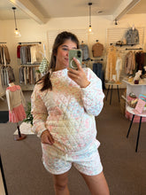 Load image into Gallery viewer, Pastel Floral Quilted Set
