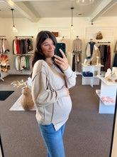 Load image into Gallery viewer, Megan Brushed Sweater - Ash Mocha
