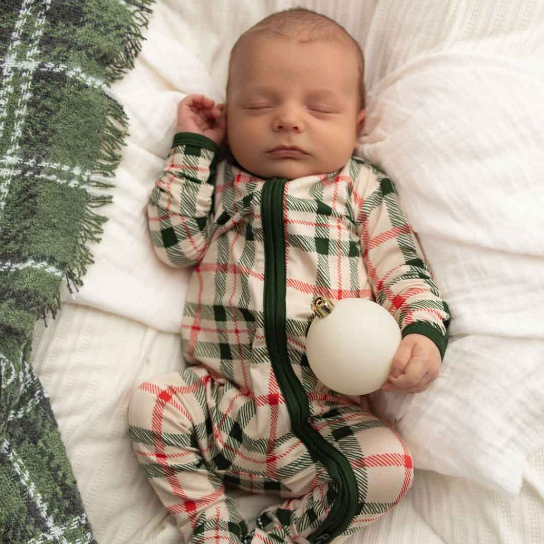 Christmas Plaid Bamboo Pjs