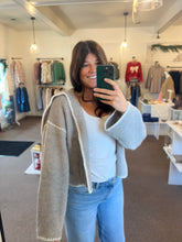Load image into Gallery viewer, Stitch Sweater Cardigan
