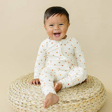 Load image into Gallery viewer, Little Pumpkin Zippy Romper Fall Baby Bamboo Pajamas PJs
