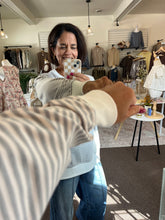 Load image into Gallery viewer, Grey Stripe Pullover
