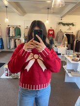 Load image into Gallery viewer, Red Bow Sweater
