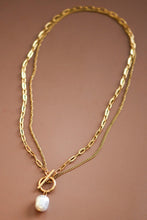 Load image into Gallery viewer, Pearl Chain Necklace

