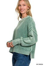 Load image into Gallery viewer, Dahlia Sweater - Dark Green
