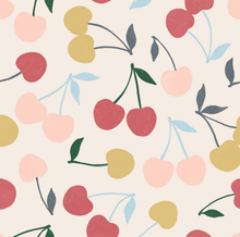Load image into Gallery viewer, Sweet Cherries Zip Pajamas
