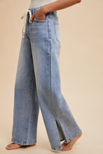 Load image into Gallery viewer, Tied Up Wide Leg Jean
