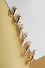 Load image into Gallery viewer, Hammered Huggie Trio Set
