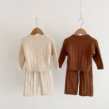 Load image into Gallery viewer, Cocoa Cable Knit Set
