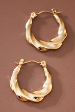 Load image into Gallery viewer, Twisted Hoop
