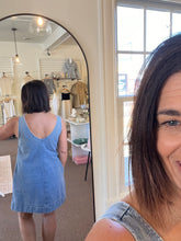 Load image into Gallery viewer, Prairie Charm Denim Dress
