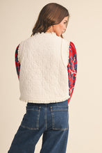 Load image into Gallery viewer, Dainty Quilted Lace Vest - Cream
