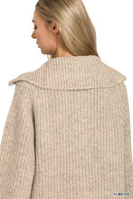 Load image into Gallery viewer, Sand Sweater Zip Up
