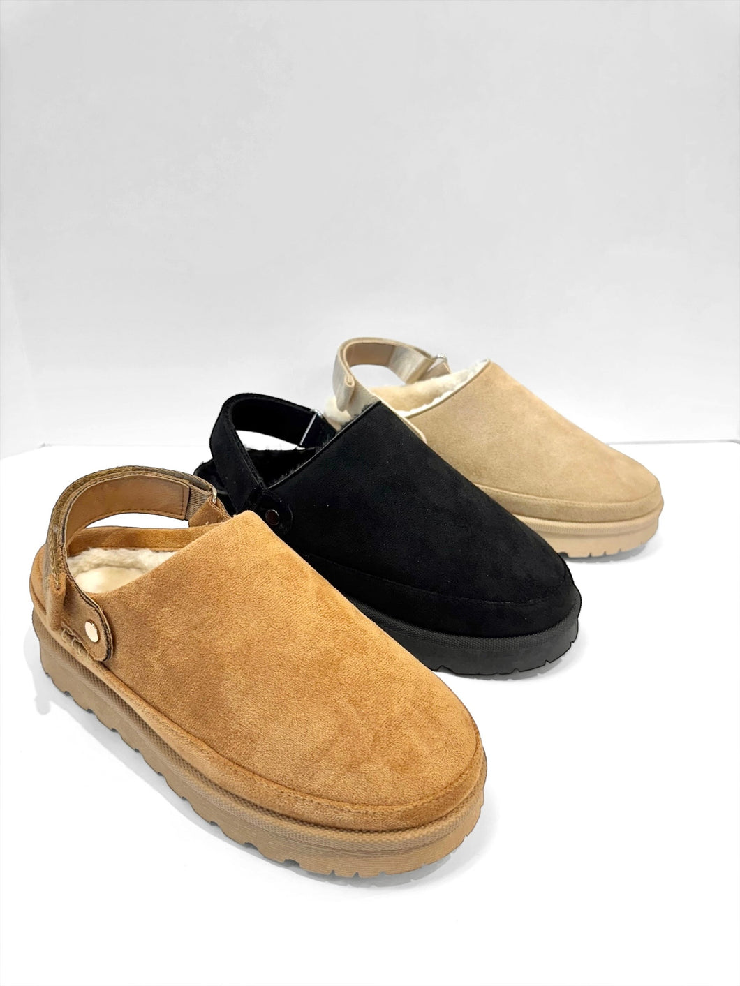 Cozy Up Slingback Slipper - TAN