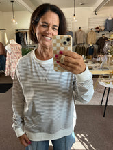 Load image into Gallery viewer, Grey Stripe Pullover
