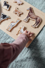 Load image into Gallery viewer, Farm Animals Wooden Puzzle
