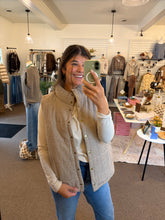 Load image into Gallery viewer, Caramel Gingham Printed Vest
