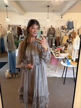 Load image into Gallery viewer, Plaid Tiered Midi Skirt
