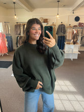 Load image into Gallery viewer, Cozy Day Oversized Sweater - Olive
