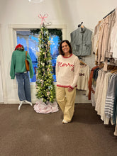 Load image into Gallery viewer, Merry Embroidered Sweater
