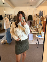 Load image into Gallery viewer, Mossy Green Suede Skirt
