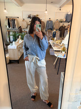 Load image into Gallery viewer, Blue Skies Balloon Pants
