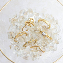 Load image into Gallery viewer, 18K Gold PVD Stainless Steel Fluted Stacking Ring
