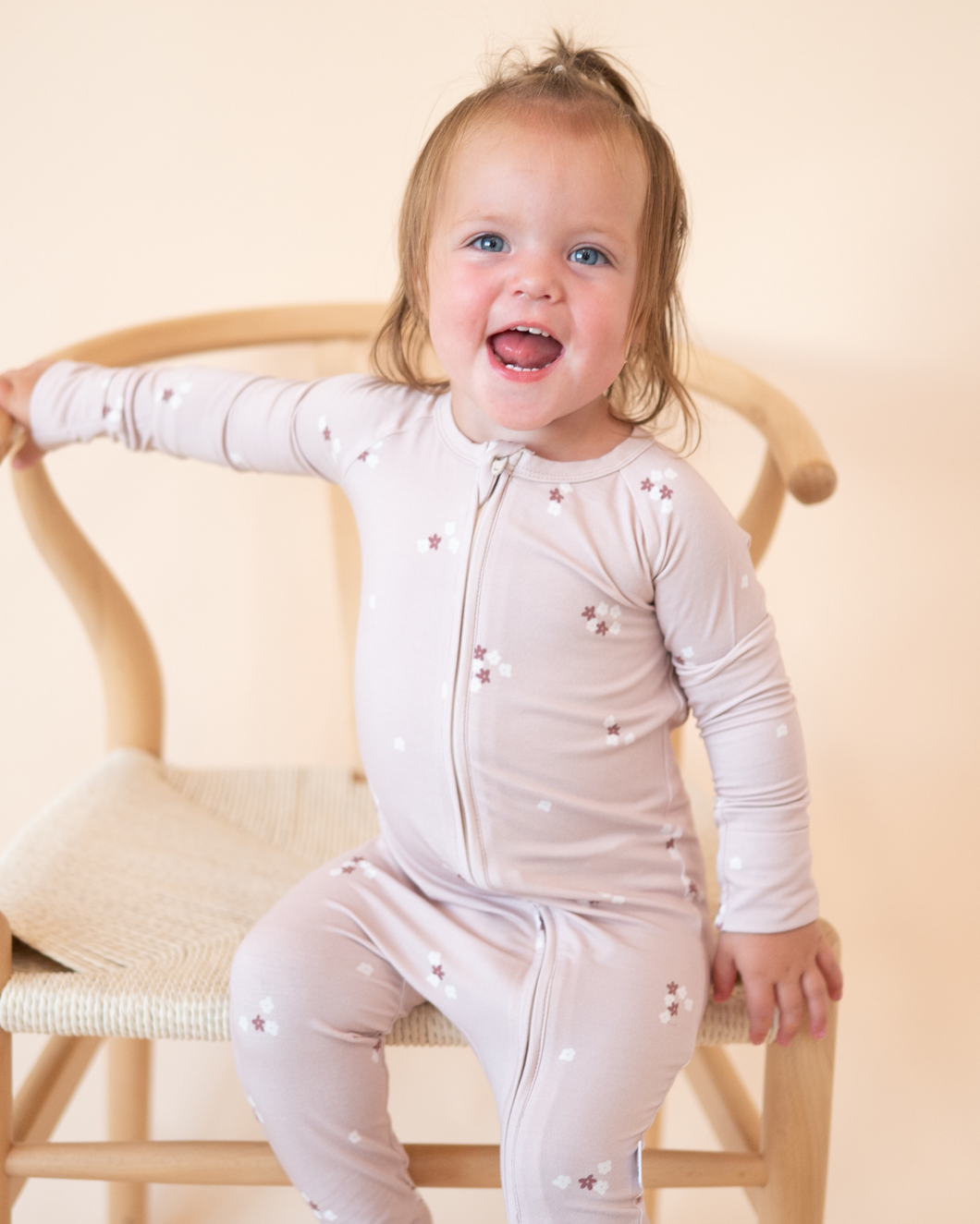 Bamboo Mocha Bloom Romper