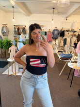 Load image into Gallery viewer, America Tube Top - Navy
