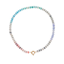 Load image into Gallery viewer, Blue Natural Stone Necklace
