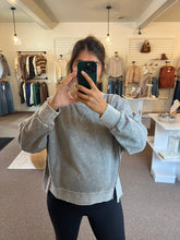 Load image into Gallery viewer, Grace Washed Top - Grey
