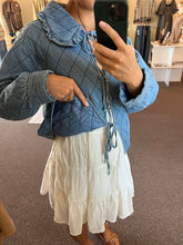 Load image into Gallery viewer, Rowen Quilted Denim Jacket
