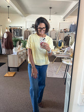 Load image into Gallery viewer, Butter Yellow Boxy Tee
