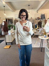 Load image into Gallery viewer, Basic V-Neck Long Sleeve - Sand Beige
