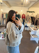 Load image into Gallery viewer, Stitch Sweater Cardigan
