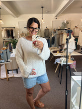 Load image into Gallery viewer, Coastal Charm Knit Sweater
