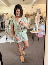 Load image into Gallery viewer, gingham set olive
