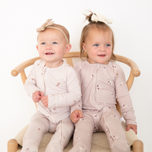 Load image into Gallery viewer, Bamboo Mocha Bloom Romper
