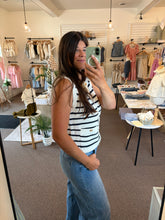 Load image into Gallery viewer, Harbor Stripe Knit Vest
