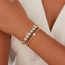 Load image into Gallery viewer, Multi Ball Chain Pearl Bracelet
