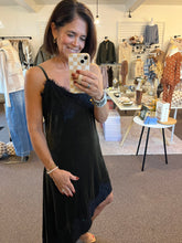 Load image into Gallery viewer, Dark Night Velvet Dress
