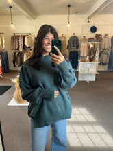 Load image into Gallery viewer, Cozy Day Oversized Sweater - Ash Jade
