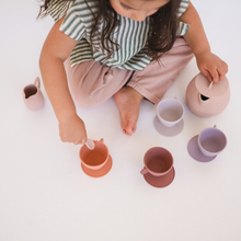 Load image into Gallery viewer, Silicone Tea Set - Petal | Kids Pretend Playset
