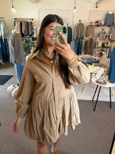 Load image into Gallery viewer, Everyday Cotton Shirt Dress
