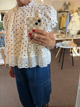 Load image into Gallery viewer, Mocha Dot Delight Top
