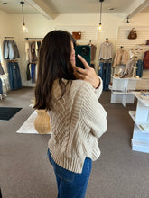Load image into Gallery viewer, Luna Cable Knit Sweater
