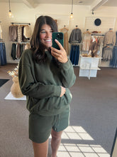 Load image into Gallery viewer, Dark Olive Fleece Set
