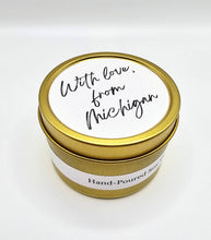 Load image into Gallery viewer, "With Love, From Michigan" Soy Candle

