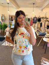 Load image into Gallery viewer, Summer Collage Mid Crop Graphic Tee
