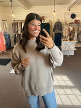 Load image into Gallery viewer, Cozy Day Oversized Sweater - Ash Mocha
